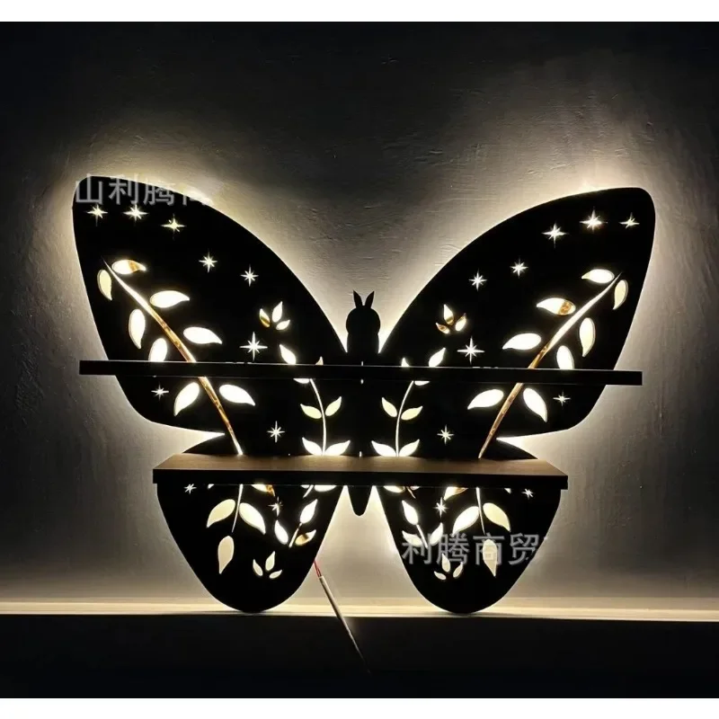 Moon God Moth Lamp Crystal Rack Butterfly Crystal Rack