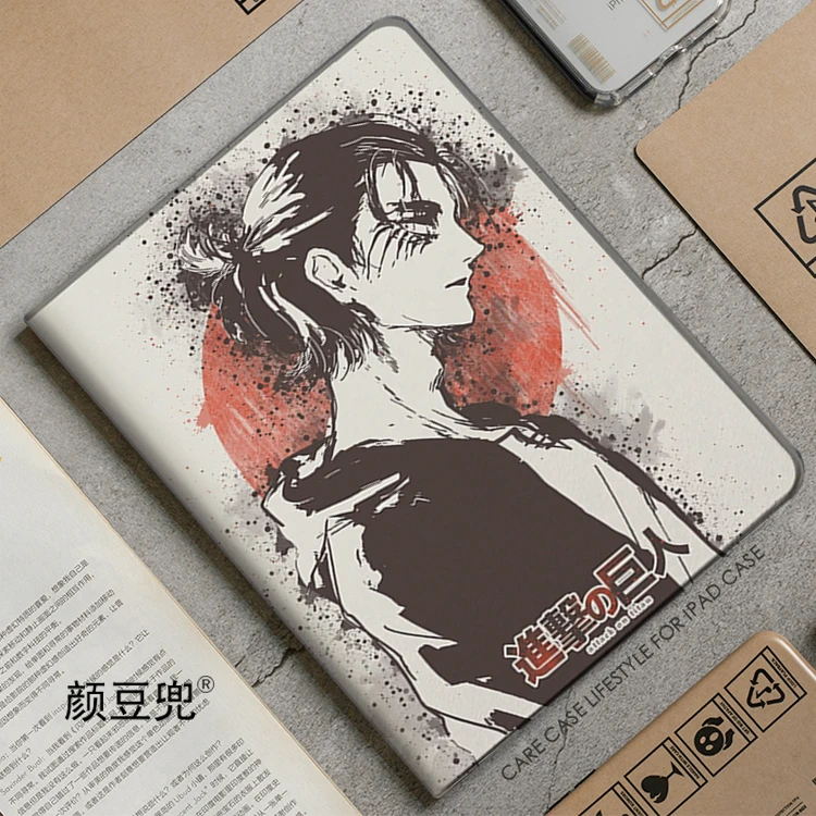 Attack on Titan Levi Case For iPad 10.2 9th 10th Air 2 3 Mini 6 5 Case Luxury Silicone Pro 12.9 For iPad Air 4 iPad Pro 11 Case