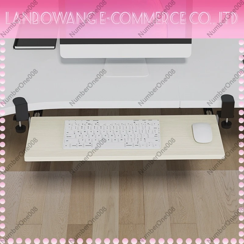 

Under Desk Keyboard Bracket, No Punching Desktop Drawer Tray for Office, Computer Mouse & Storage Rack