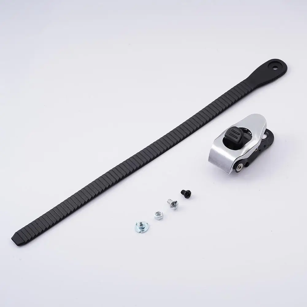 Sangle de verrouillage à poignée robuste, sangles à cliquet polyvalentes, boucle à cliquet en métal réglable pour un outil réutilisable et sécurisé