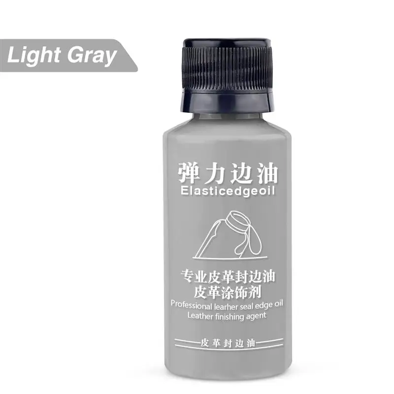 30ml matte elastische Kanten versiegelung Öl Leder farbe DIY Leder kanten farbe Lederwaren Renovierung Trimm kanten versiegelung pigment