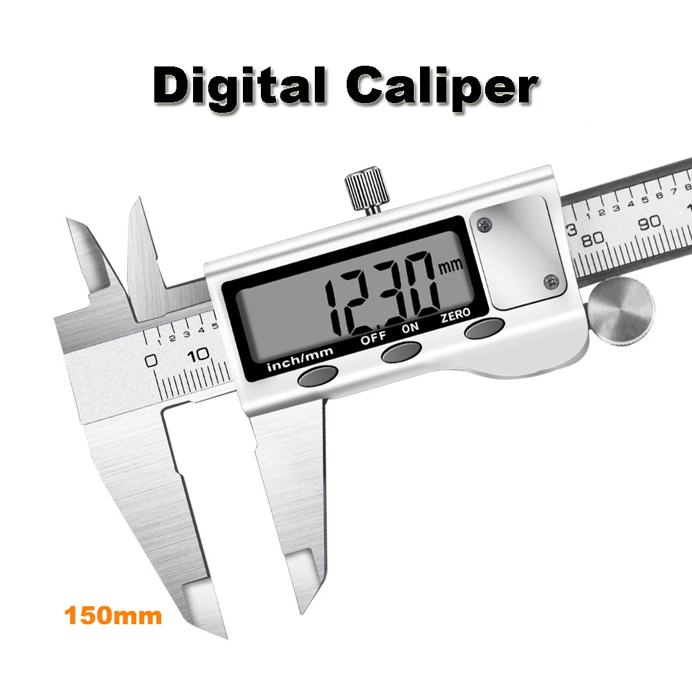 Electronic Digital Caliper Metal Professional Vernier Caliber Measuring Tools Thickness Gauge Depth Ruler 3D Printer Parts