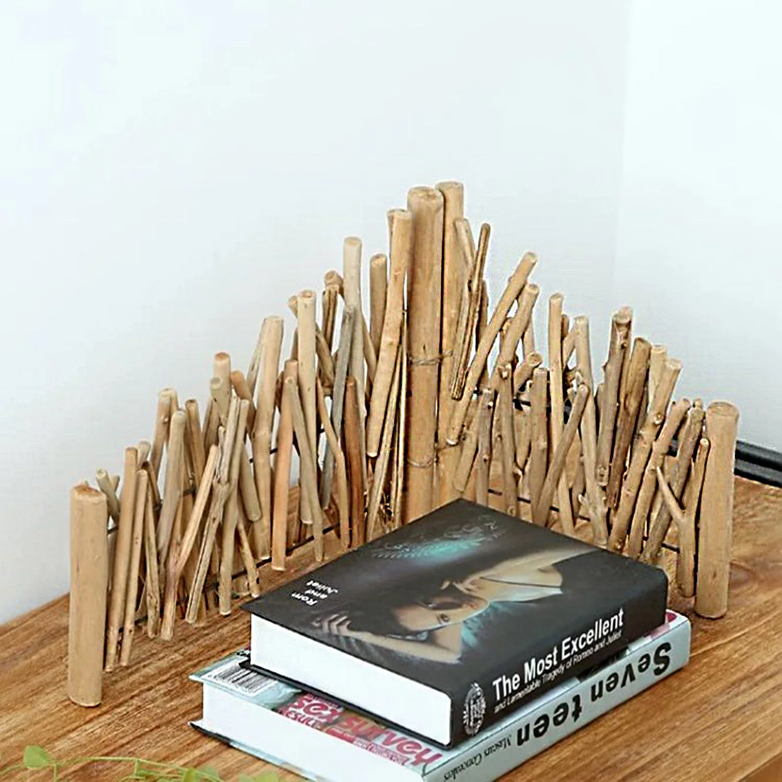 

DIY Wooden Sticks Handicraft Material Natural Durable Smooth Polishing No Harm to Hands Perfect for Craft Projects