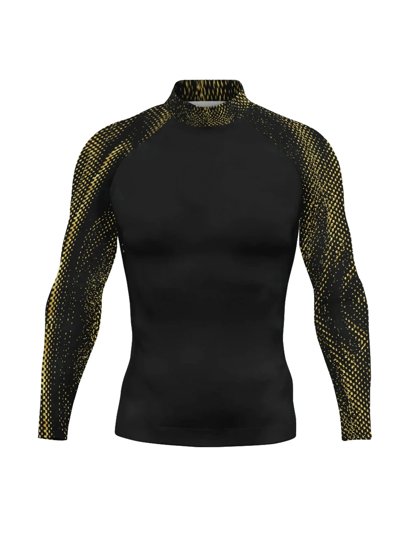 قميص Rashguard بأكمام طويلة يسمح بمرور الهواء للرجال للحماية من الشمس على الشاطئ، قمصان سباحة سريعة الجفاف لركوب الأمواج