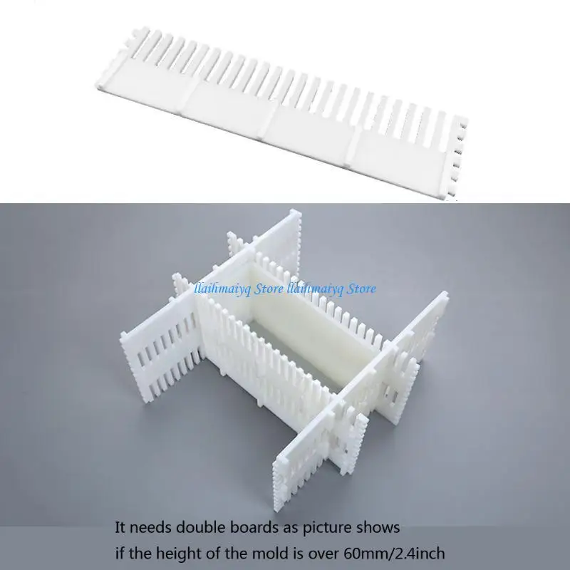 573B Square Long Rectangle Casting Epoxy Silicone Mold for Polymer Clay Craft UV Resin Pendant Making Craft Ornament