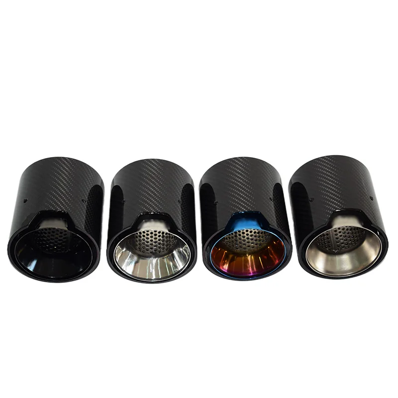 DEX.TY For BMW M2/M3/M4 Exhaust Tip 4PCS High Quality Carbon Fiber & SS304 Stainless Steel 1.5mm Thick Muffler Tail Pipe