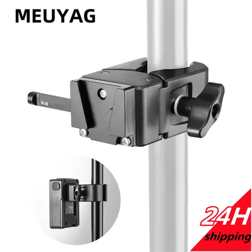 MEUYAG  V-Lock Battery Plate Quick Release V-Mount Battery Mounting Plate Adapter for Sony DSLR BP Battery Camera Mount