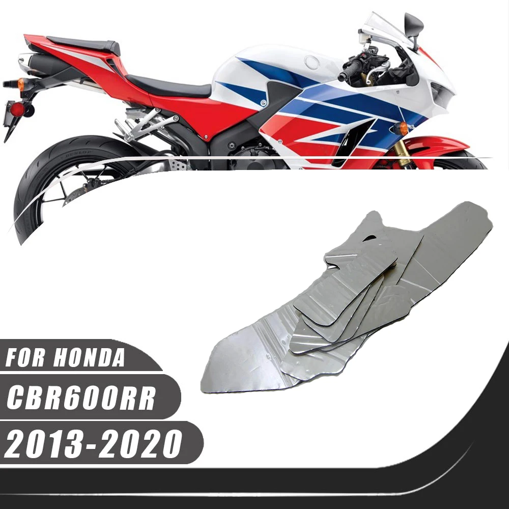 

Motorcycle Accessories Pre-Cut Belly Fairing Heat Shield Mat Insulation Protection For Honda CBR600RR 2013-2020 2019 2018 2017