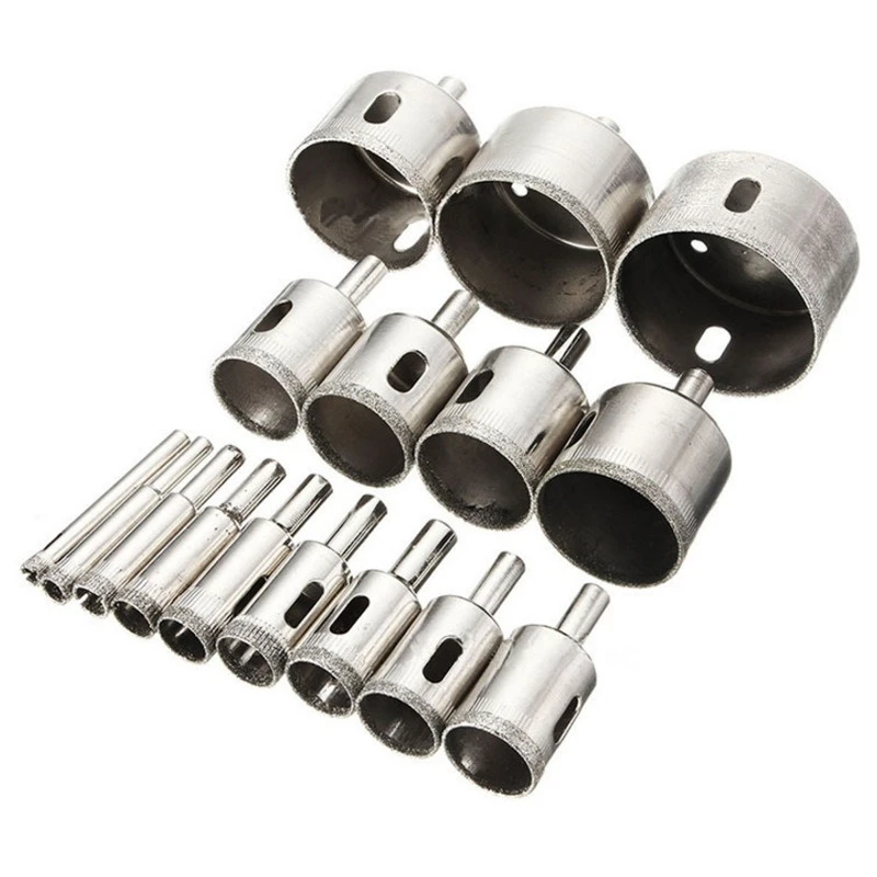 

30-Piece set of marble hole opener, glass hole opener, marble hole opener