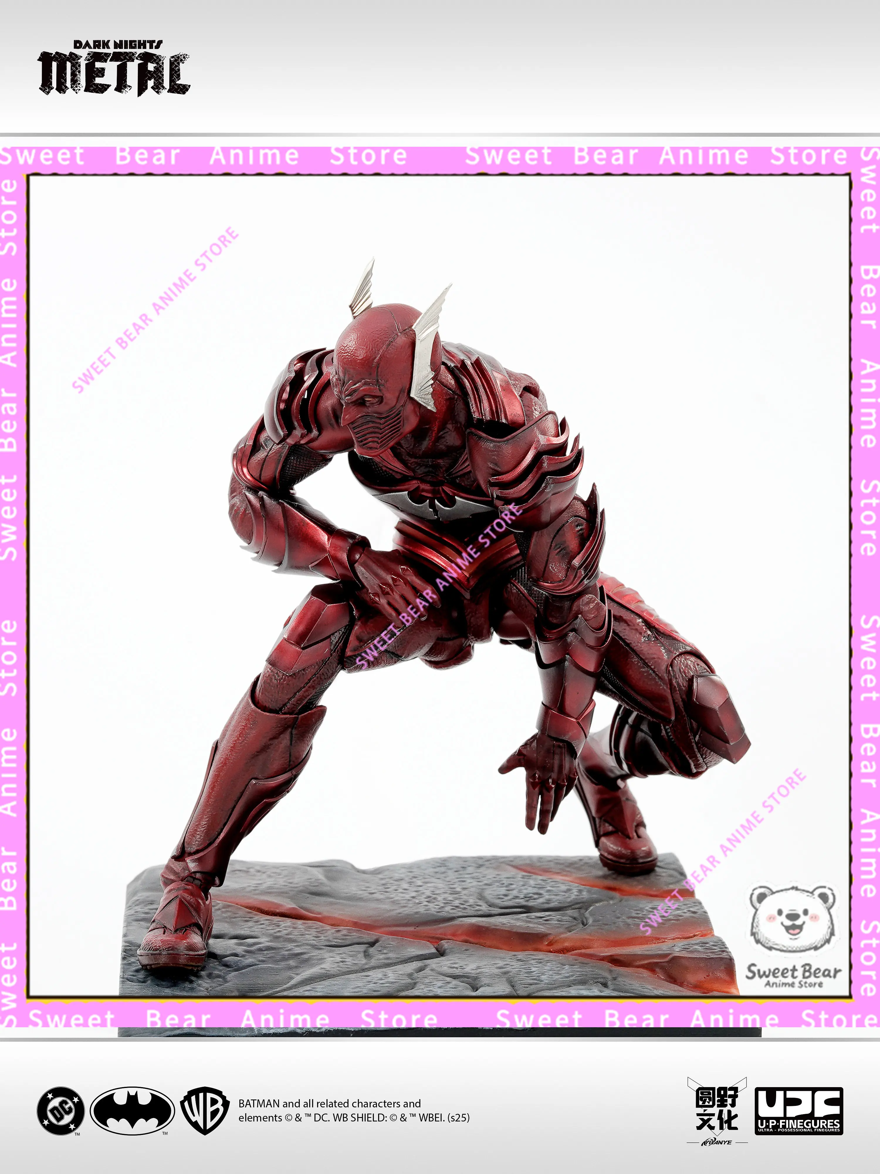 ما قبل البيع UPFinegures 1/12 مقياس الموت الأحمر ليالي الظلام: المعادن عمل نموذج لجسم اللعب العصرية سطح المكتب دمية المقتنيات