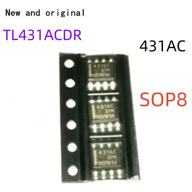 

Tl431Acdr 431Ac Sop8 New and Original Precision Programmable Reference