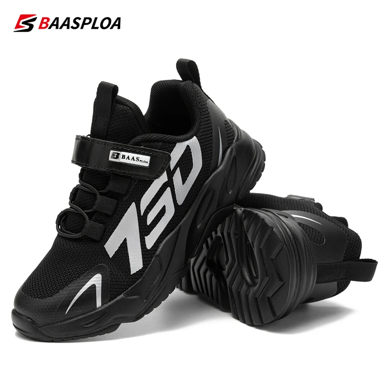 Baasploa New Running Shoes for Kids Childrens Casual Sneakers Breathable Comfort Walking Shoes Boys Sport Shoes Free Shopping