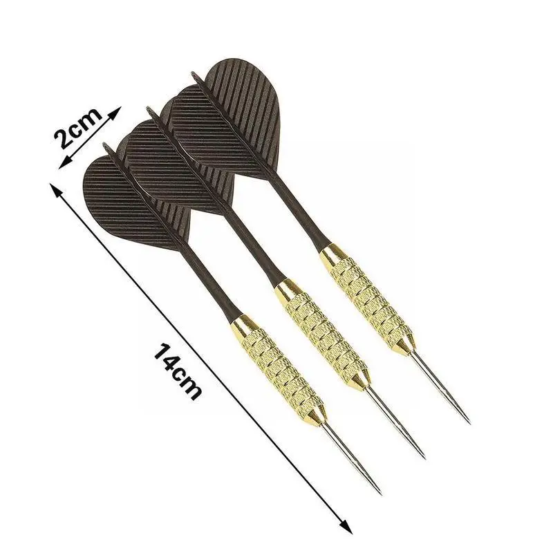 3 Pcs/sets Of Darts Professional High Quality Steel Tip Shafts With Nice Flights Aluminium L4w1