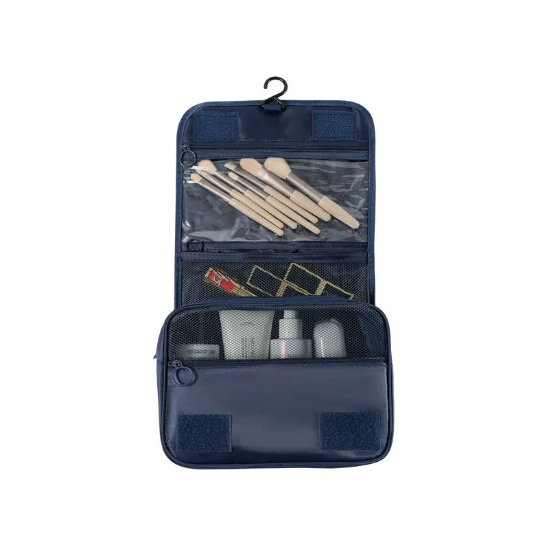 New Premium Waterproof Travel Makeup Bag for Women – Hanging Toiletry Organizer with Hook, Spacious Bathroom Wash Pouch & Dry-We