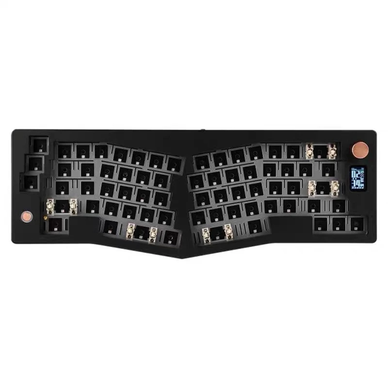 ABM066 Tri-Mode Mechanical Keyboard Ergonomic Gasket Bluetooth VIA Customization Kit Multi-Function Durable