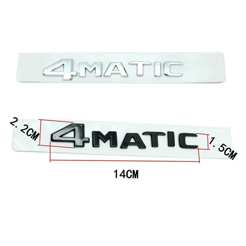 Car Trunk Letters Logo Emblem Badge Decals Sticker For Mercedes Benz S Class W222 W223 S300 S350 S400 S500 S600 S63 S320 S450