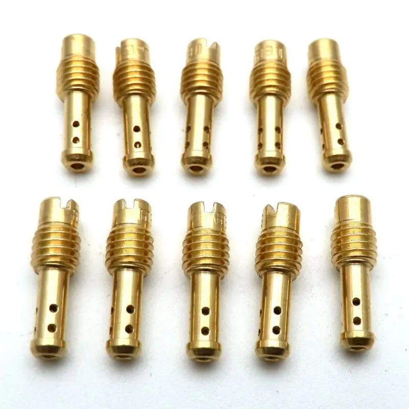 Long Service Life Pilot Jet Jet Safe Product Solid 10pcs Set 10pcs set 8 Bleed 8 Bleed Holes Easy Installation