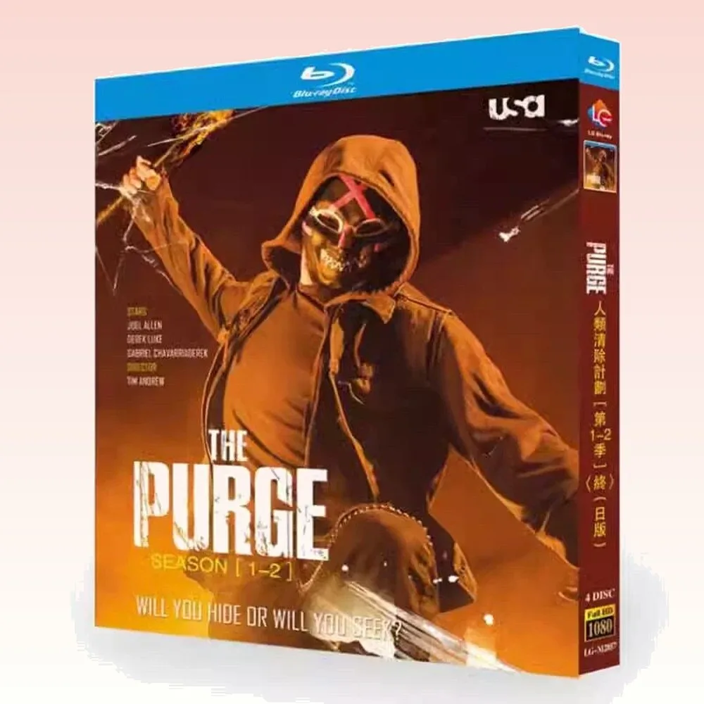 The Purge Seasons 1-2 Blu-ray High Definition TV Series BD Discs Box Set