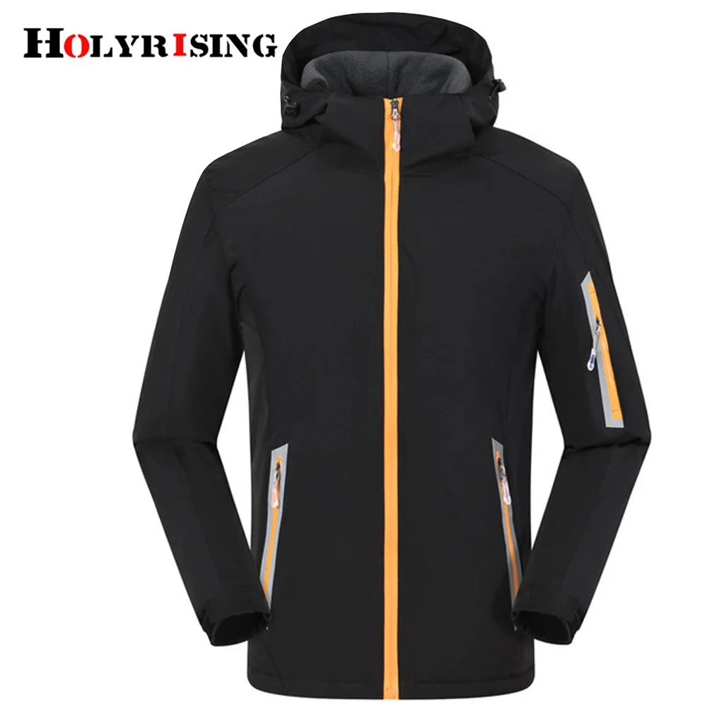 

5XL Winter padded jacket windproof and waterproof removable hooded men's warm velvet outdoor