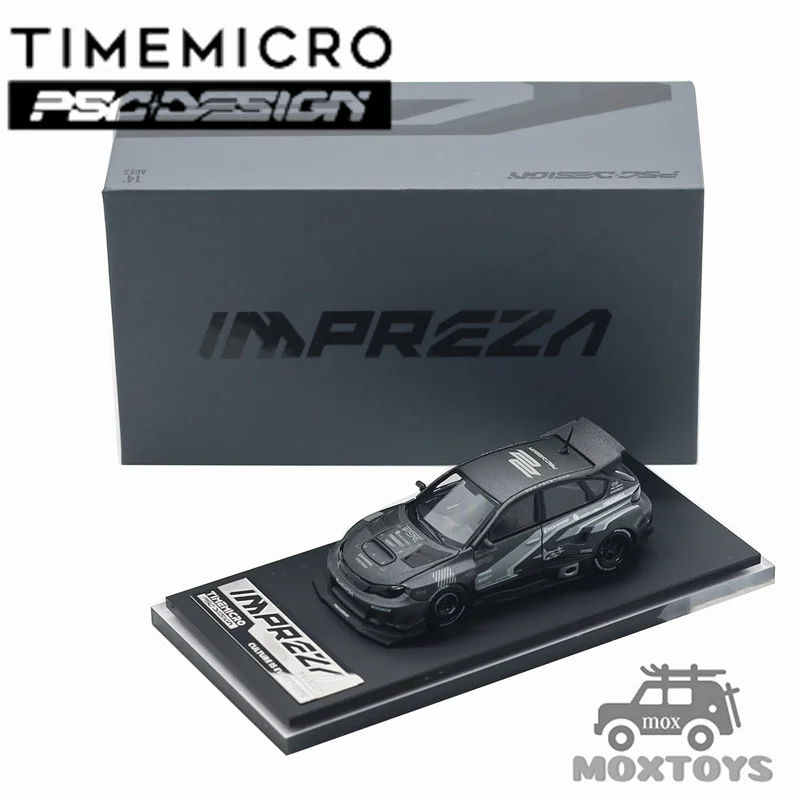 

TimeMicro × PSC DESIGN 1:64 Модель автомобиля Impreza "RAIDER" серого цвета из литого металла