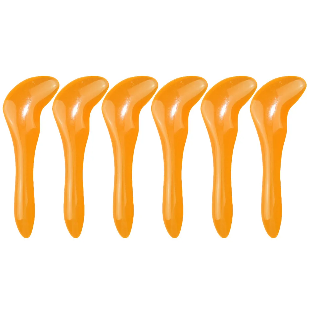 

6pcs Massage Board For Neck Face Eyes Shoulders Gua Sha Scraping Tool Stone Beauty Therapy Ergonomic Handle Relief Fatigue