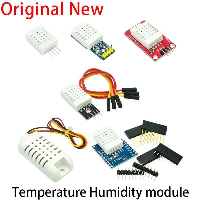 DHT22 AM2302 DHT12 AM2320 Digital Temperature Humidity Sensor Module Board For Arduino Ultra-low Power High Precision 4pin