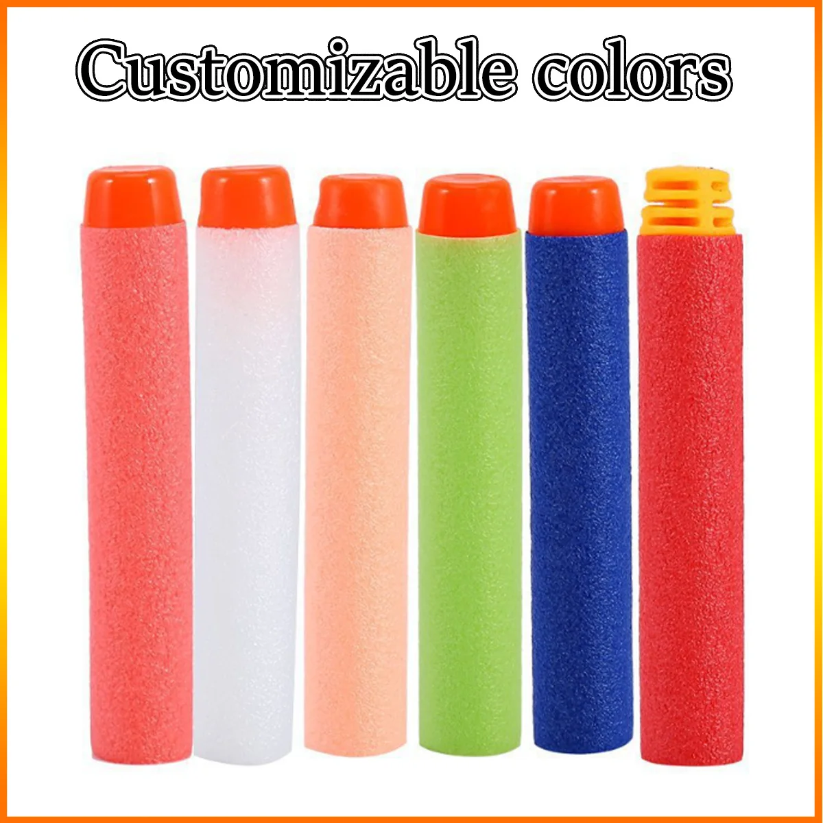 Refill Foam Darts for X Shot N-Strike Elite 2.0 Series Blasters Soft Bullet Toy Gun Ammunition Accessories for Training 7.2cm