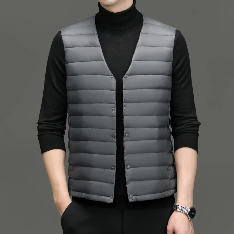 Men's Sleeveless Jacket Designer Clothes Men Duck Down Male Padding Vests for Men Lightweight Padded Jackets Winter Coat