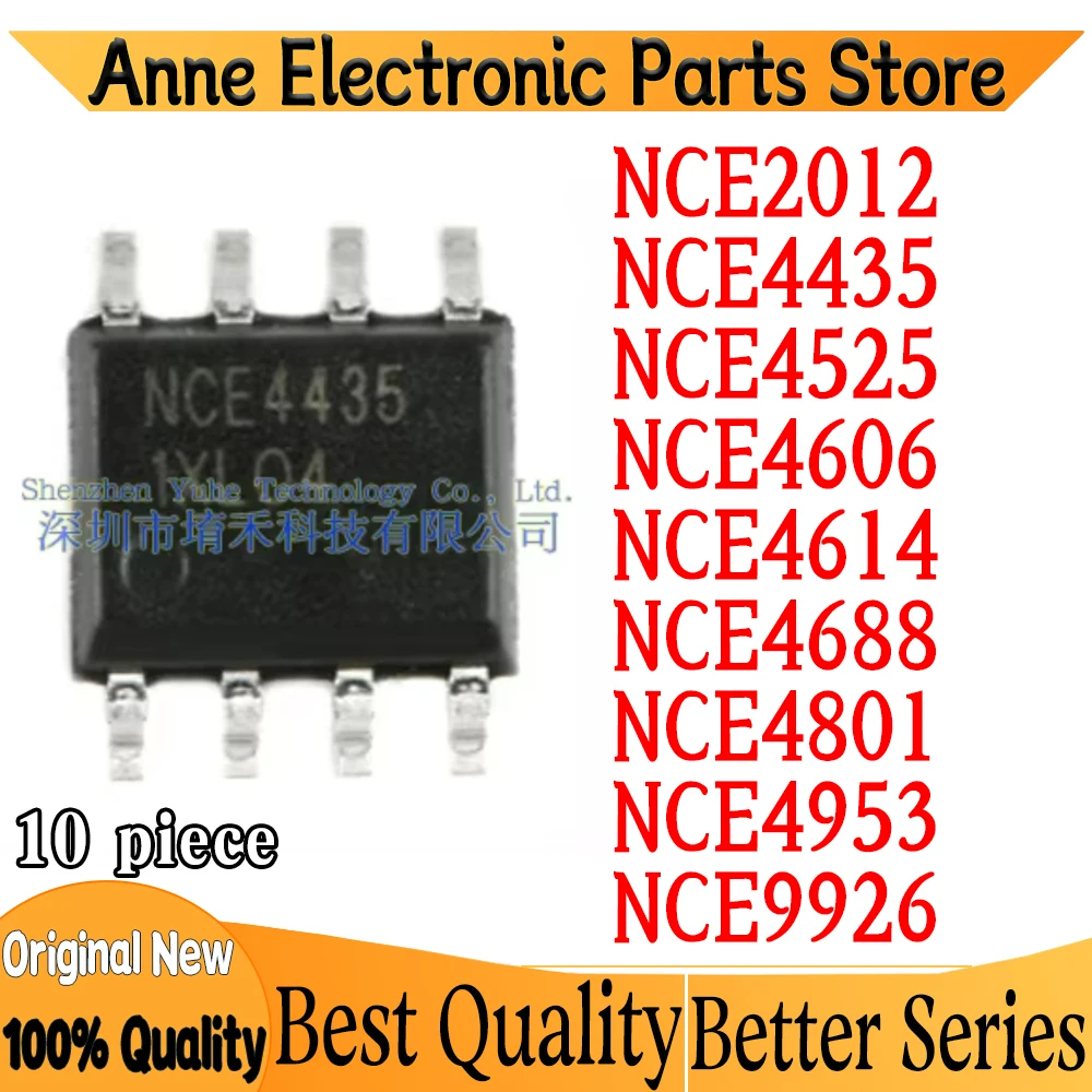 (10piece)100% New NCE2012 NCE4435 NCE4525 NCE4606 NCE4614 NCE4688 NCE4801 NCE4953 NCE9926 sop-8 IC Chipset In Stock