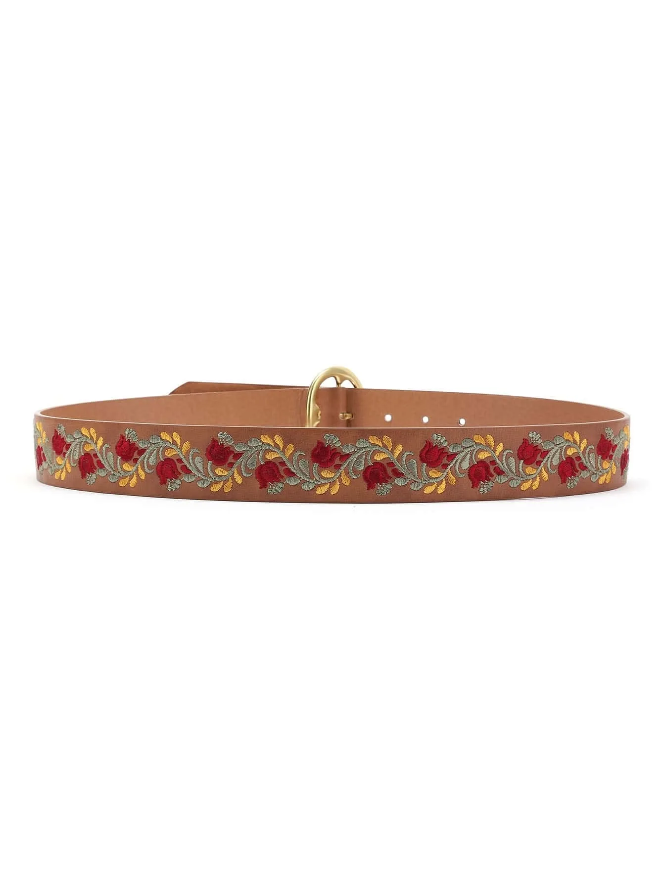 Flower Embroidery Belt