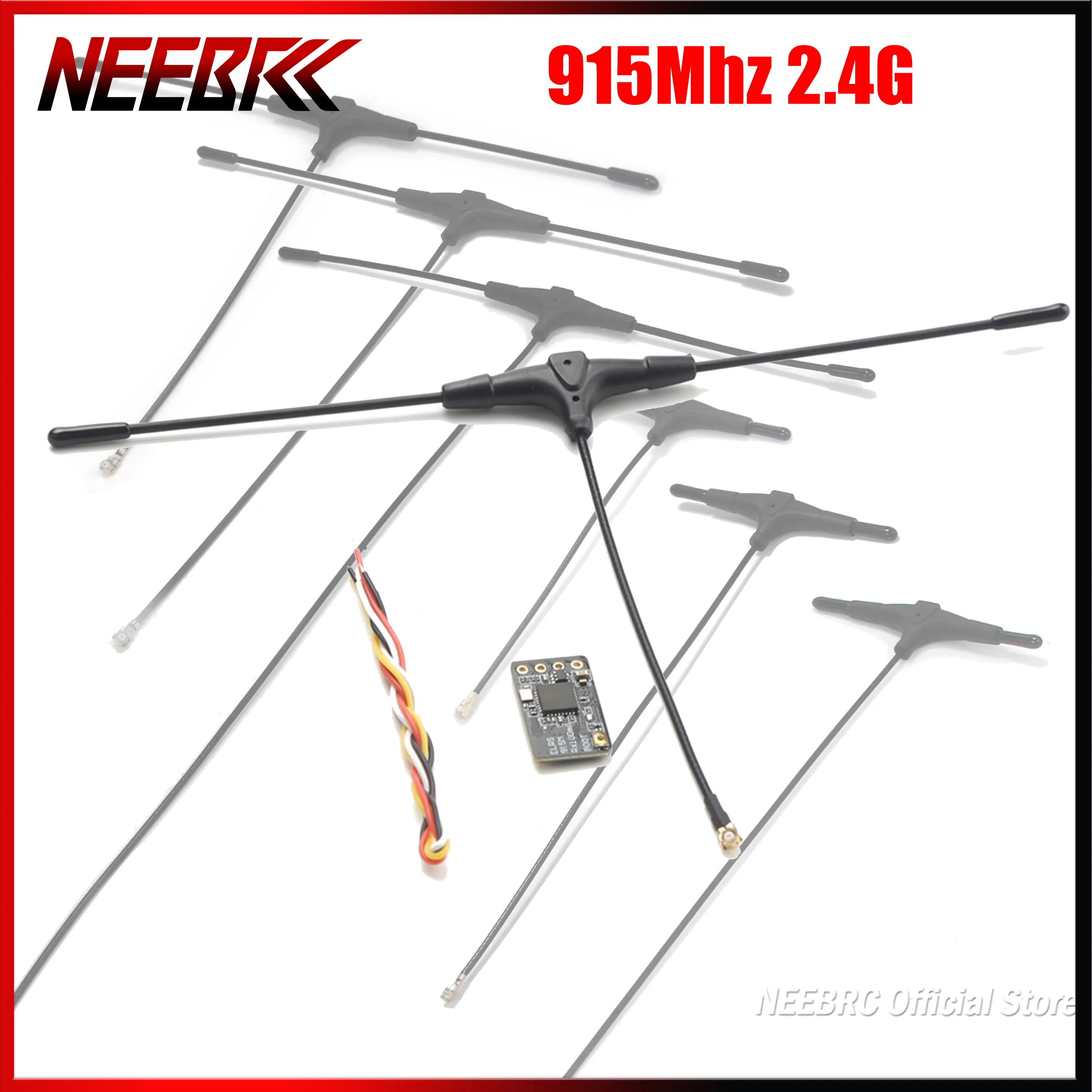 915Mhz 2.4G ELRS Nano ExpressLRS Receiver T-Type Antenna 78mm 120mm 220mm IPEX UFL Connector for RC FPV Racing Drone Freestyle