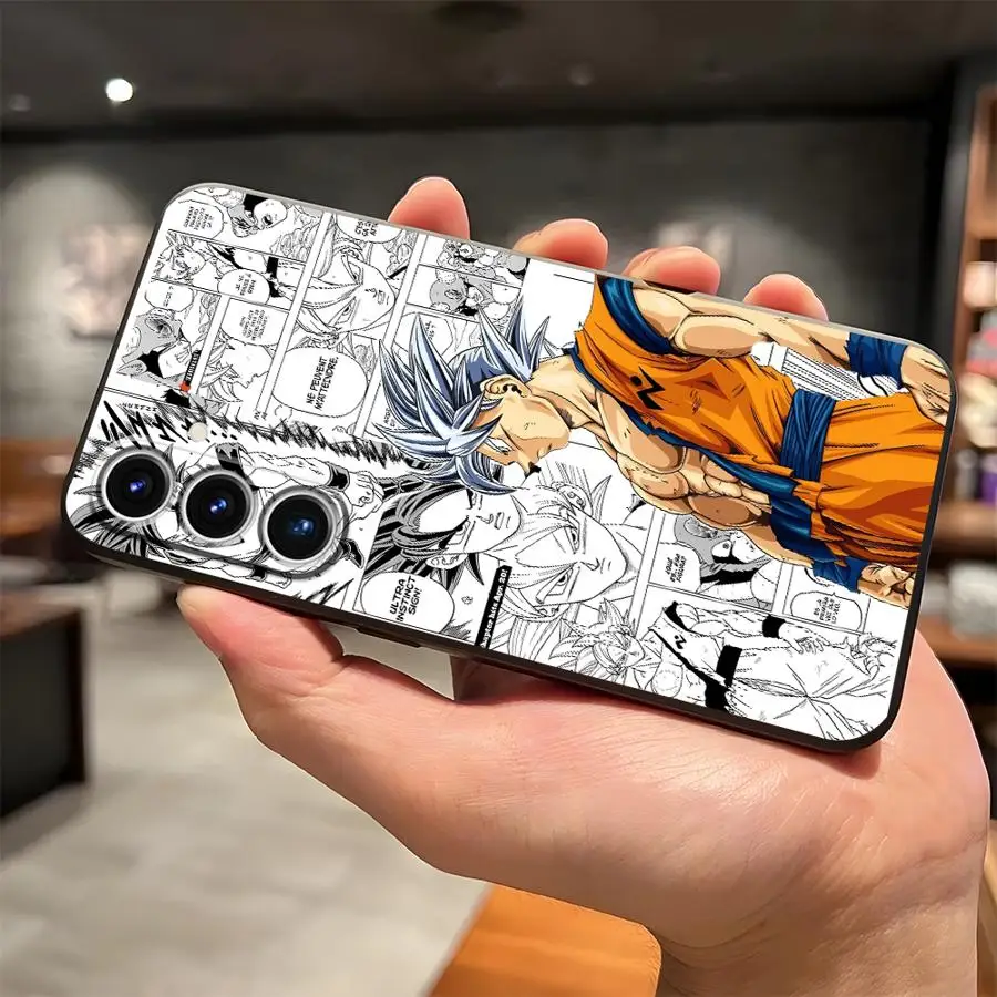 Dragon Ball Goku Manga Son Gohan Black Soft Phone Cover Case for Samsung Galaxy S23 Ultra S20 S24 Plus S25 Edge S21 FE - view 2