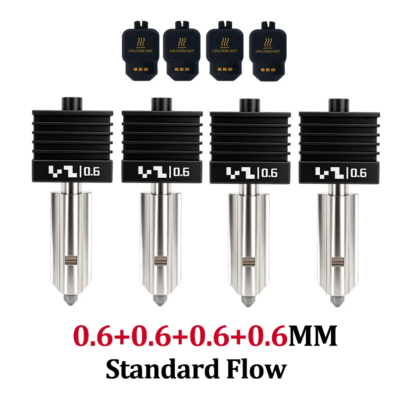 Für Bambu X2D P2S H2S Hotend – Bambu Lab Quick Swap Extruder, gehärteter Stahl Druckkopf, P2S Hotend Heizeinheit Ersatz