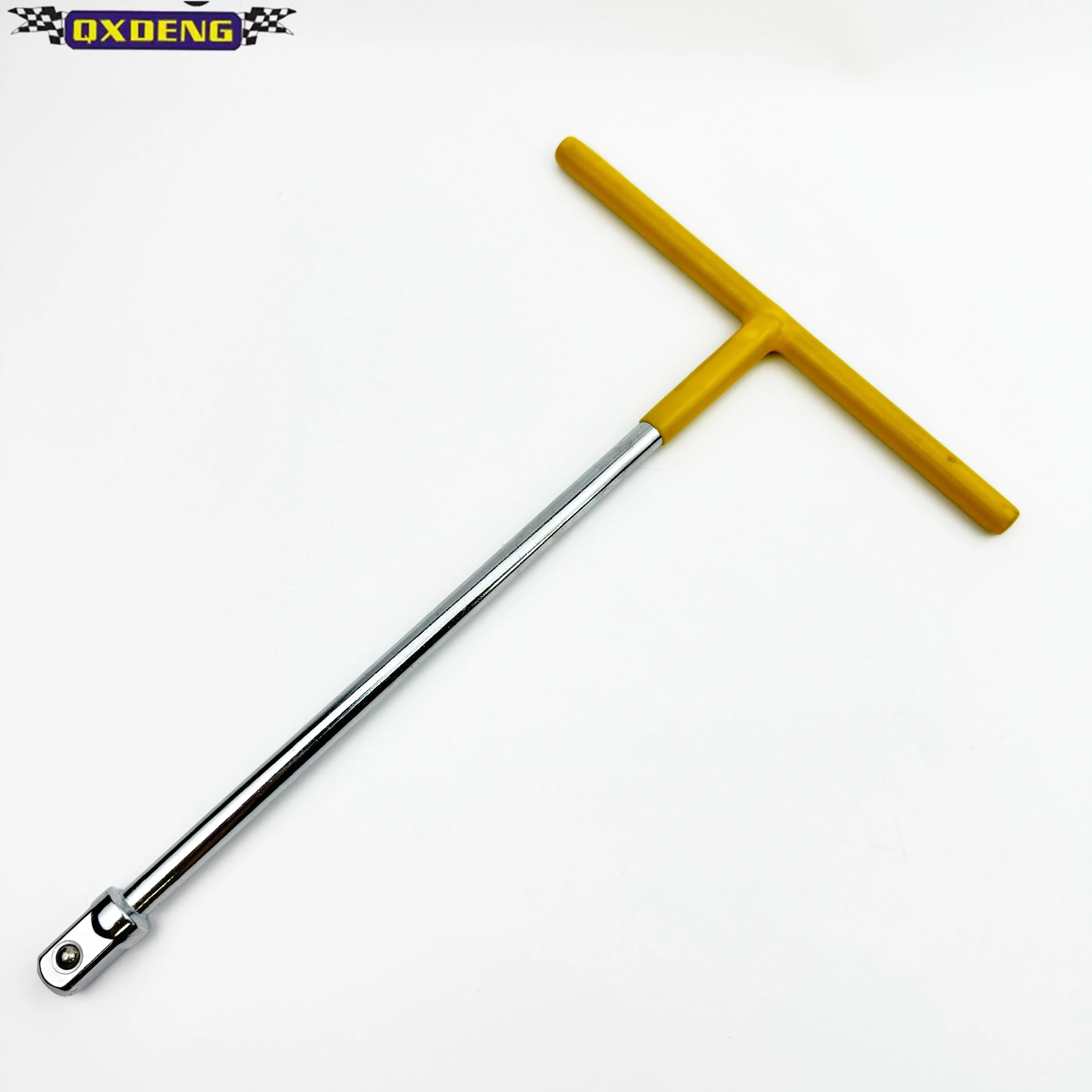 0046 Yellow Portable Repair Hand Tools High Quality T-Shape T-Handle Wrench Hex Socket Wrench 27*19cm 27 cm/10.63 inch 1/2 inch