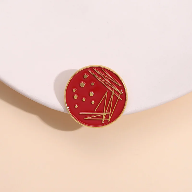 Medicine Symbol Enamel Pins Caduceus Snakes Project Semicolon Streak Plate Method Petri Dish Brooches Lapel Badge Jewelry Gifts view 5