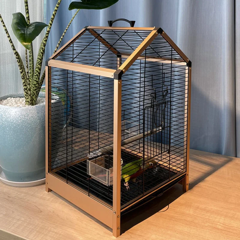 

Wire Cage Outdoor Luxury Large Bird Metal Nest Cockatoo Canary Parrot Macaw Cage Pet Supplies