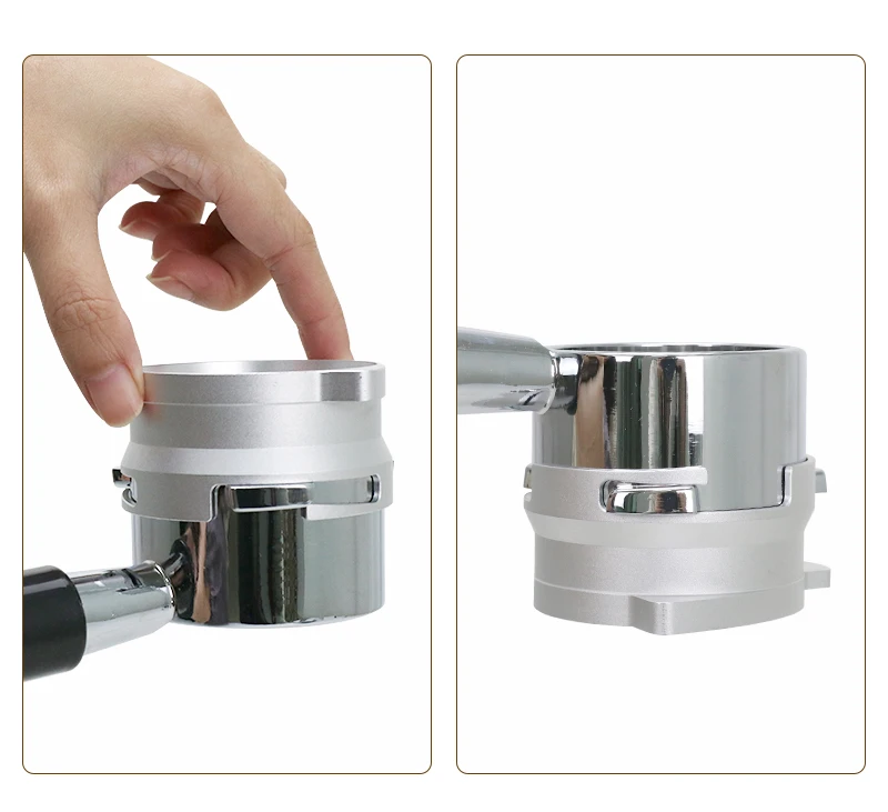 54mm Coffee Powder Receiving Dosing Ring Aluminum Alloy Loop Breville 8 Series Coffee Machines Funnels Accessories Barista Tools