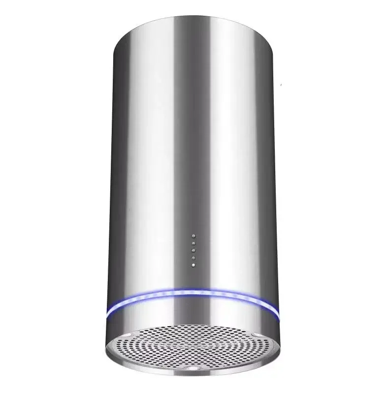 

Top suction island type suction and exhaust range hood European-style round smoke machine