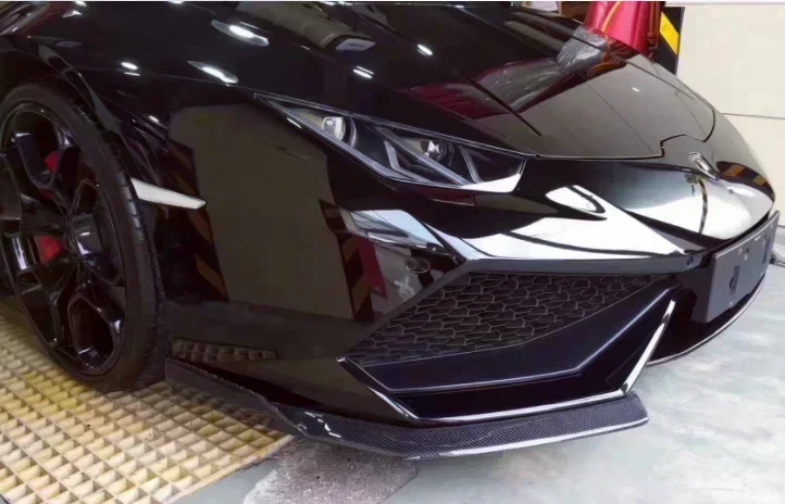 New！ For Lamborghini Huracan LP580 LP610 2014-2020 Bumper Front Lip Splitters Rear Diffuser Side Skirt Spoiler Carbon Fiber Body