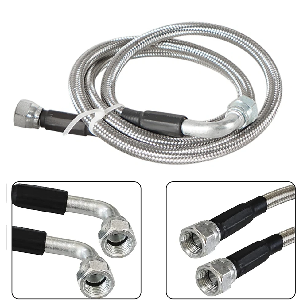 6AN Transmission Cooler Hose Braided Oil Fuel Line For Ford Chevy Buick Cadillac Cars & Trucks Replace TH350/ 700R4/ TH400