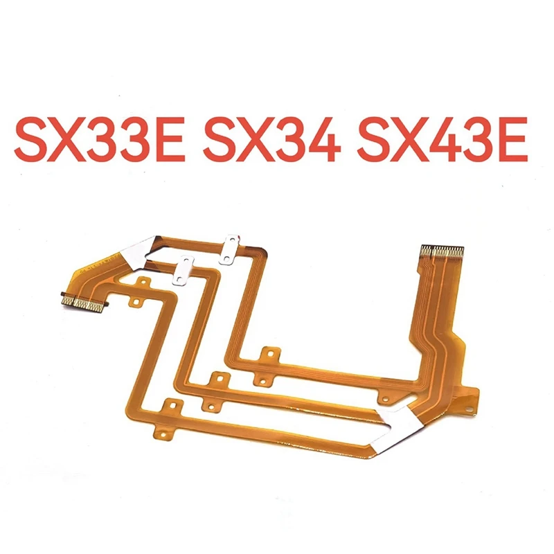 LCD Flex Cable สําหรับ Sony DCR-SX33E SX34 SX43E SX44 SX63E กล้องหน้าจอ LCD Flex Cable อะไหล่ซ่อม