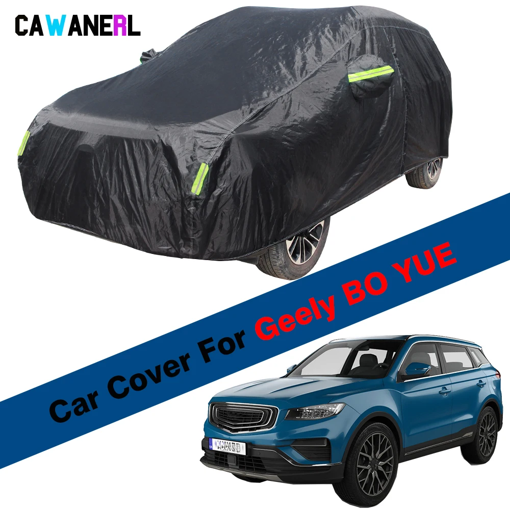 Waterproof Car Cover Summer Anti-UV Sun Shade Winter Snow Rain Dust Prevent Cover For Emgrand X7 Sport Geely BO YUE Boyue