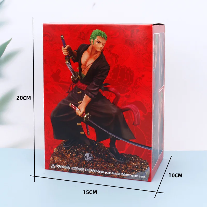 Figura de Ação One Piece Roronoa Zoro, Art King, Modelo Anime Sauron, Coleção Toy Gift, 18cm