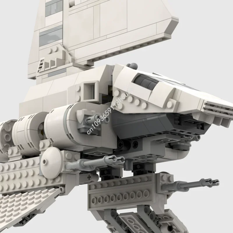 MOC Star Battle – blocs d'empilage de Modification de navette impériale, modèles de jeu, ensemble de construction, jouets classiques pour adultes, passe-temps à collectionner