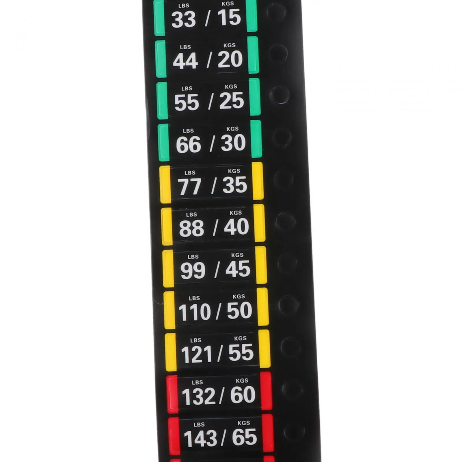 Weight Stack Labels 11-176lbs/5-80kg Weight Stickers for Gym