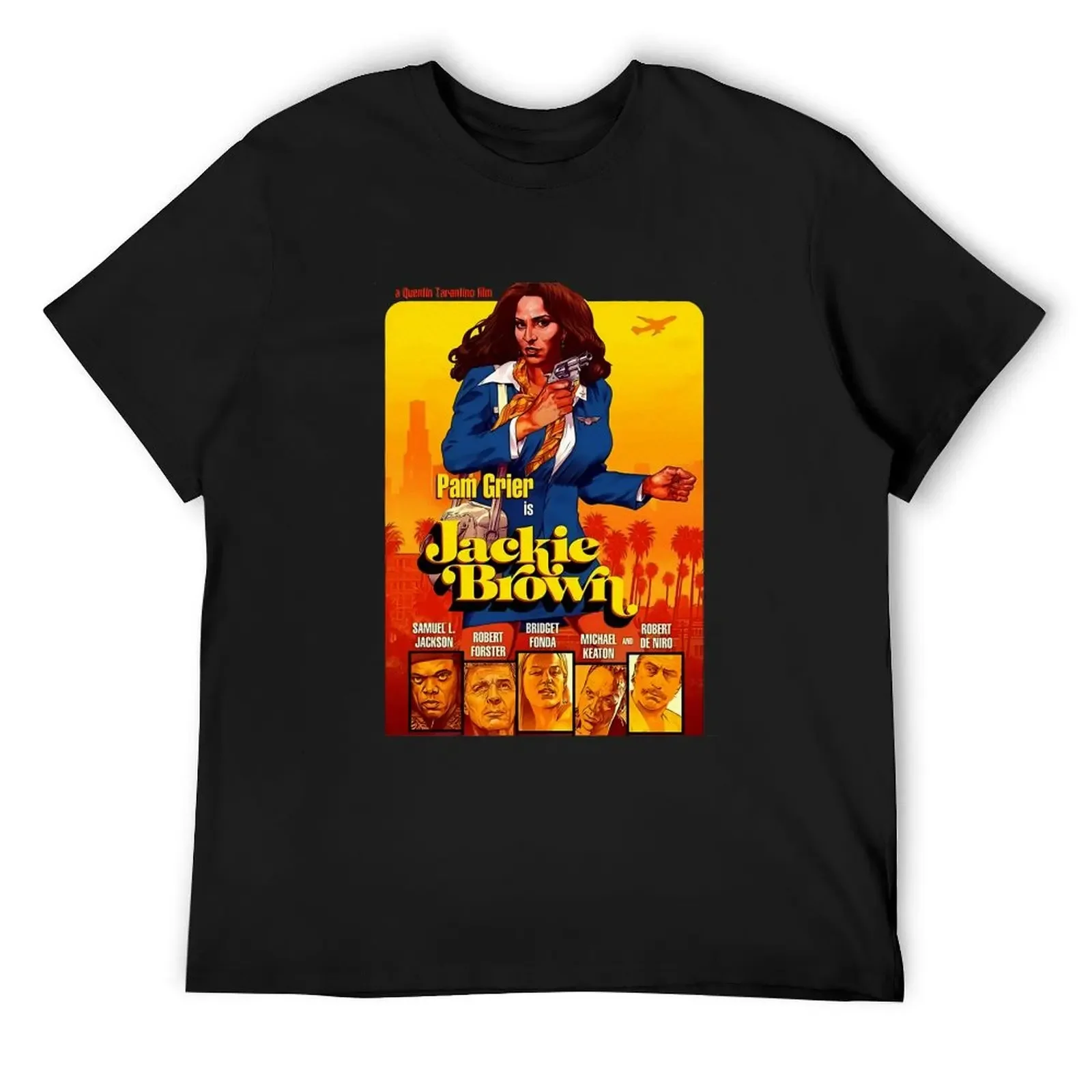 Pam Grier - Jackie Brown original rare & genuine film cell Tshirt T-Shirt summer top anime designer t shirt men