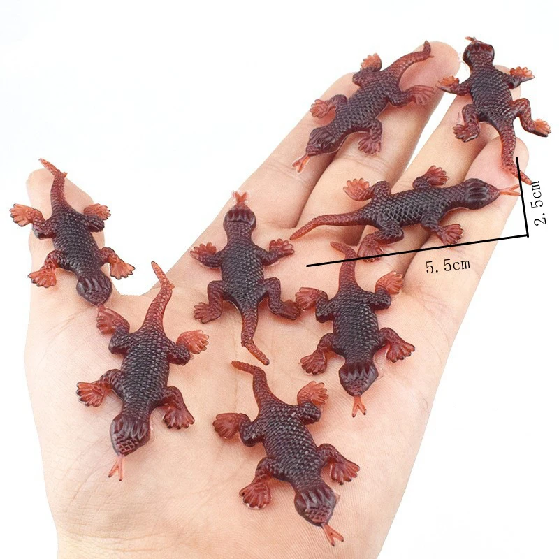 100 ピース/バッグリアルなモデルシミュレーション偽ゴムヤモリサソリゴキブリバグゴキブリおもちゃいたずら面白いトリックジョークおもちゃハロウィンいたずら