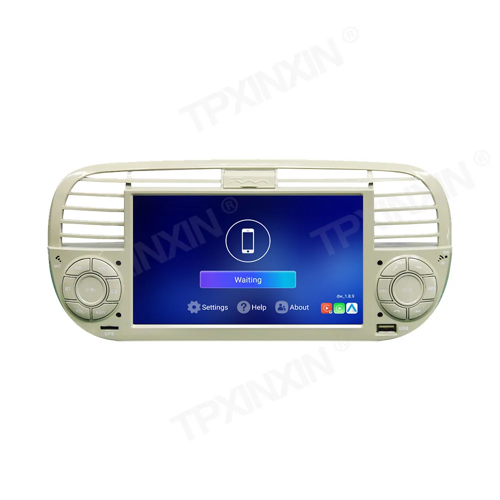 TPXINXIN 7'' Android 12 Car Radio Stereo For Fiat 500 2007 - 2015 Multimedia Player Wireless Carplay Auto BT Navigation HeadUnit