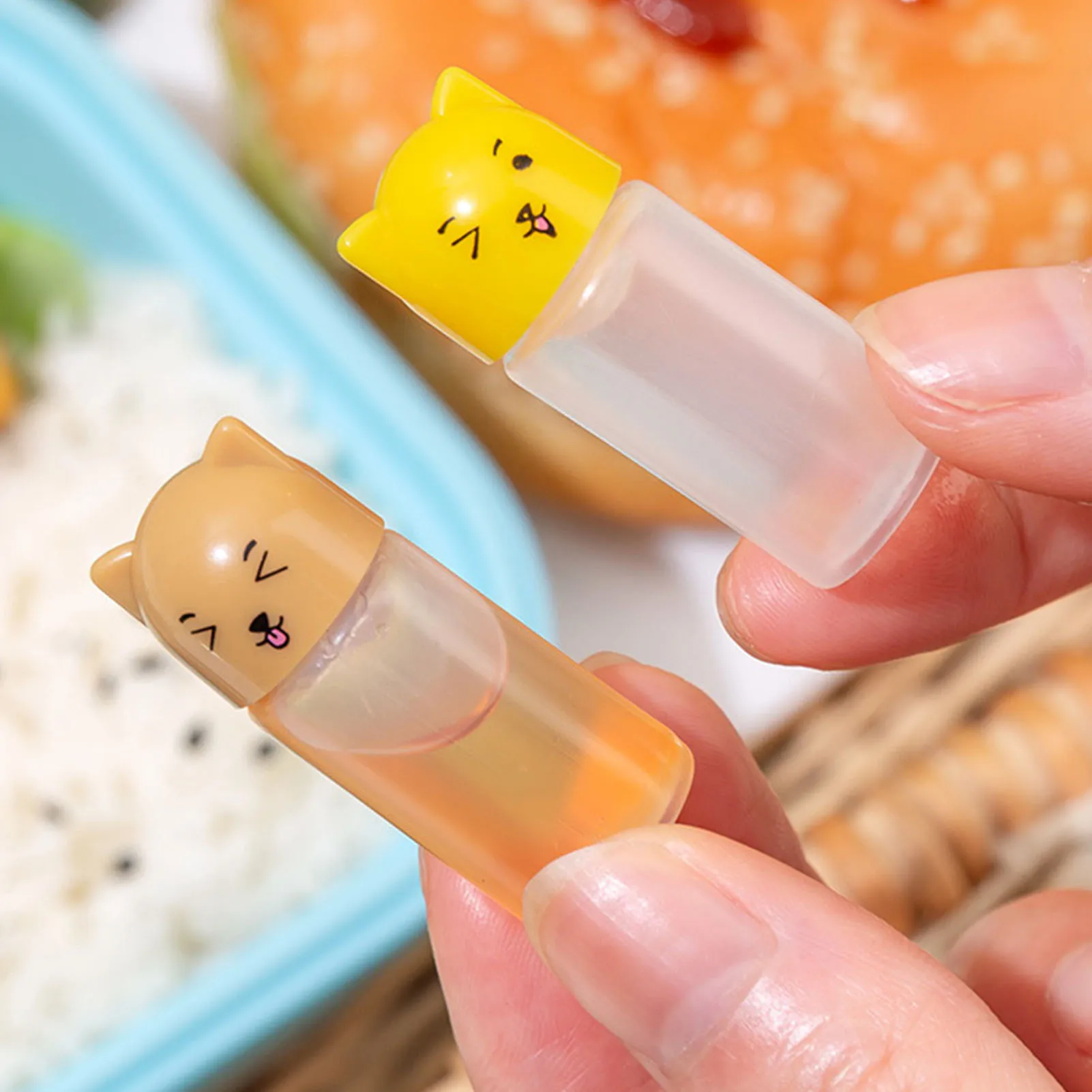 3pcs Plastic Soy Sauce Bottles Plastic Mini Soy Sauce Bottles Squeeze Salad Dressing Bottles Portable Sauce Containers