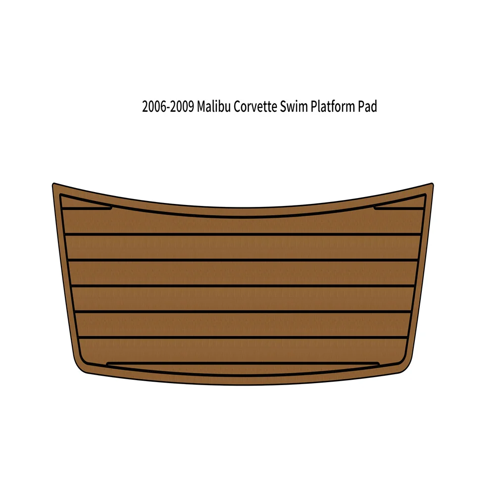 2006-2009 Malibu Corvette Swim Platform Pad Boat EVA Foam Teak Deck Floor Mat SeaDek MarineMat Gatorstep Style Self Adhesive